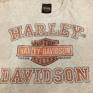 Harley Davidson White T-shirt